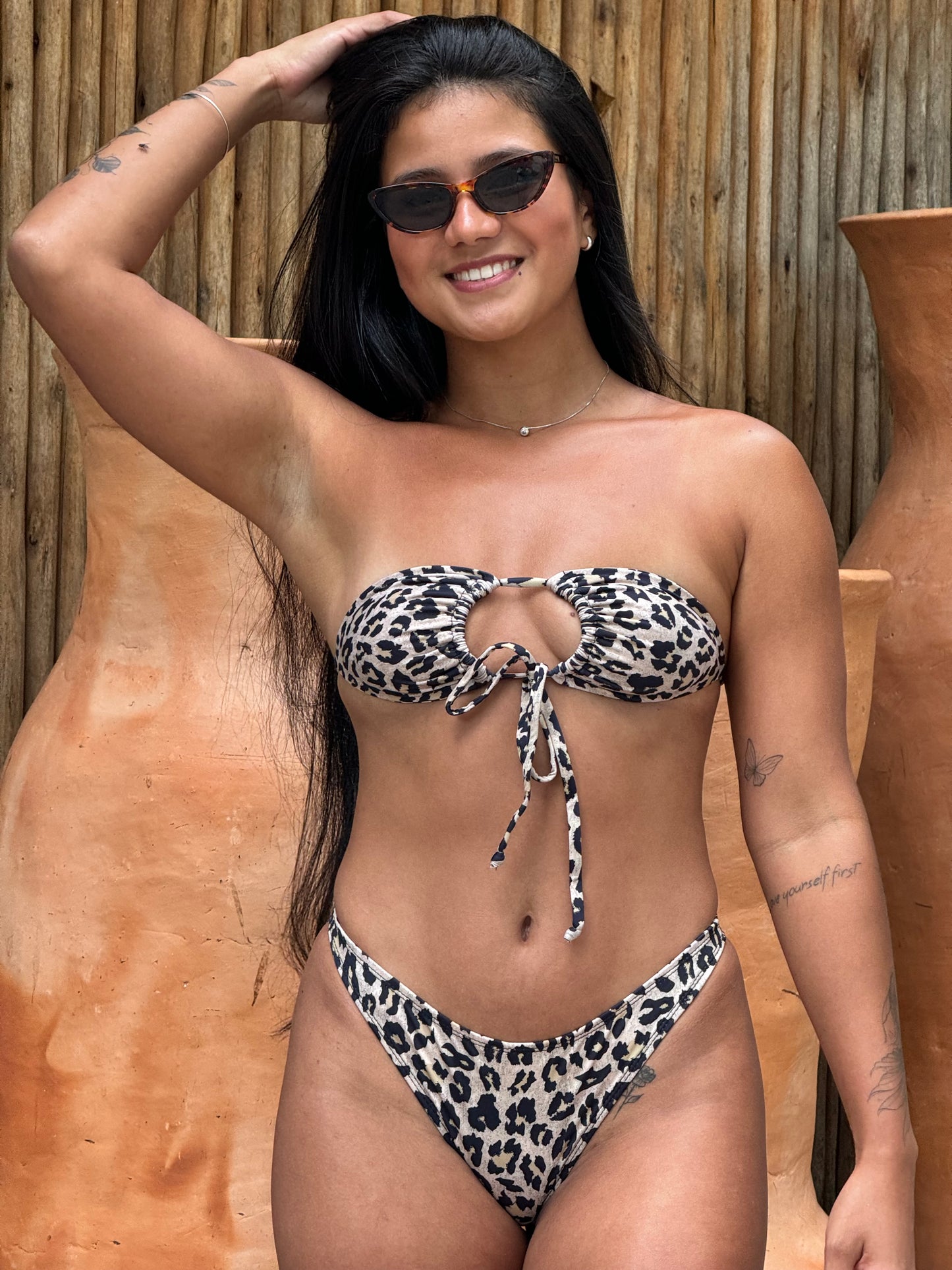 Happy Summer - Animal print w/ asa delta bottom